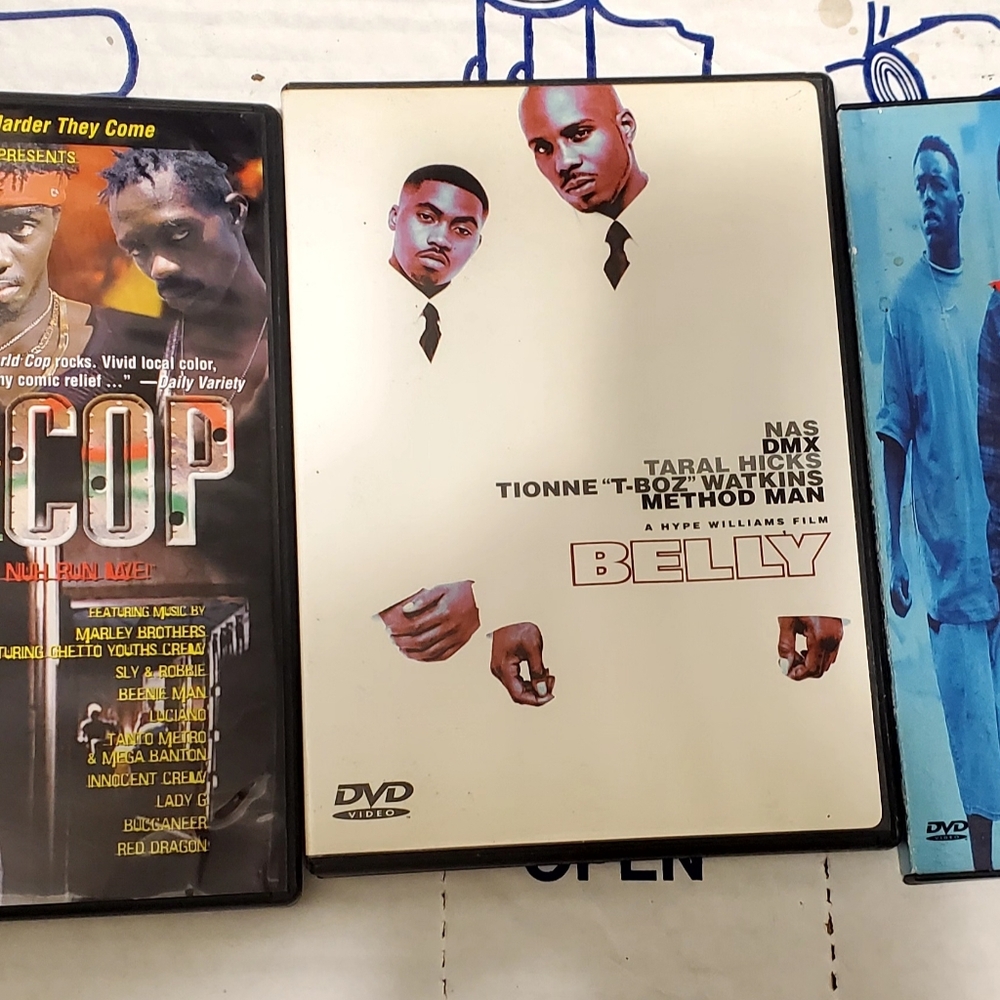 Belly. Menace II Society.  Third World Cop.